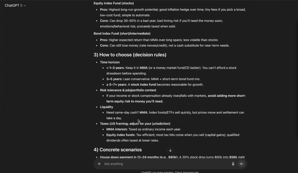 リスクとリターンのバランスを取るための投資オプション評価